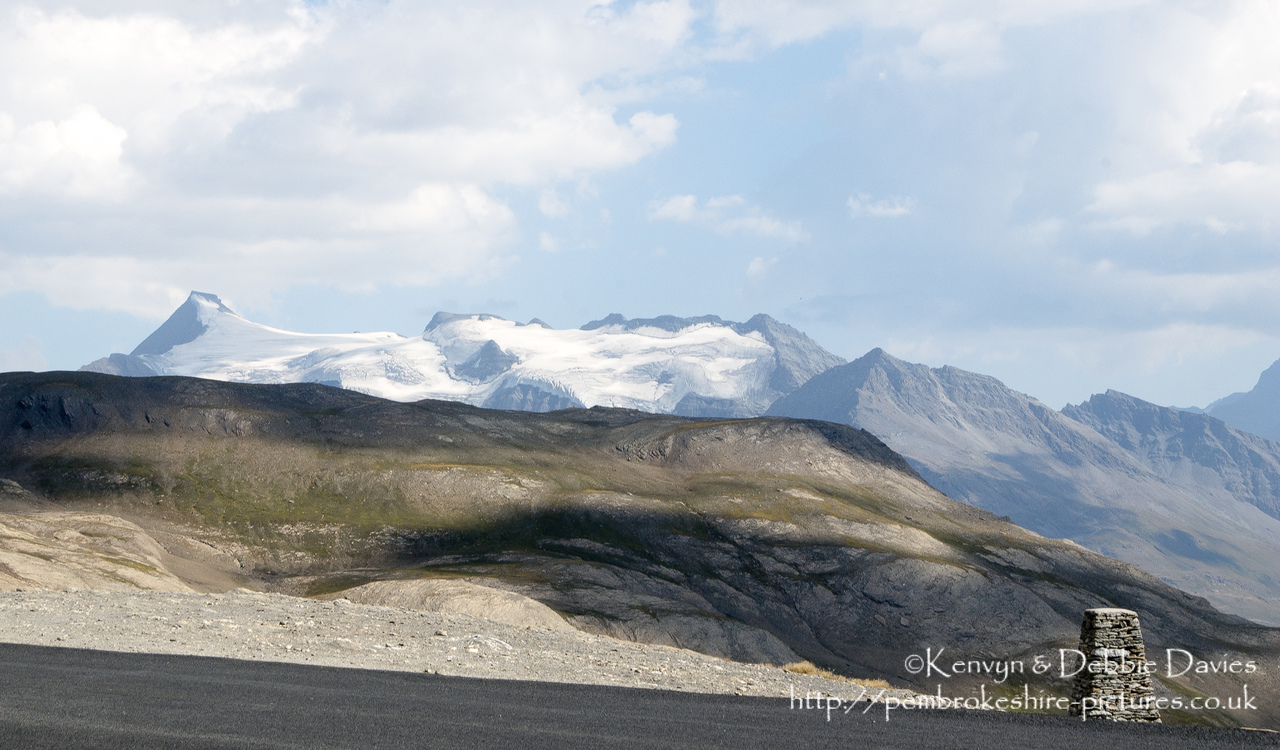 Col de l'iseran is the highest paved mountain pass in the Alps.